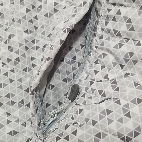 Wind River Jacket Women's Medium Front Zippe Pocket Geometrical Light Puffer - Picture 4 of 10